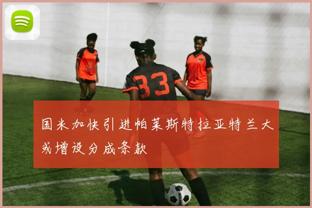 国米加快引进帕莱斯特拉亚特兰大或增设分成条款